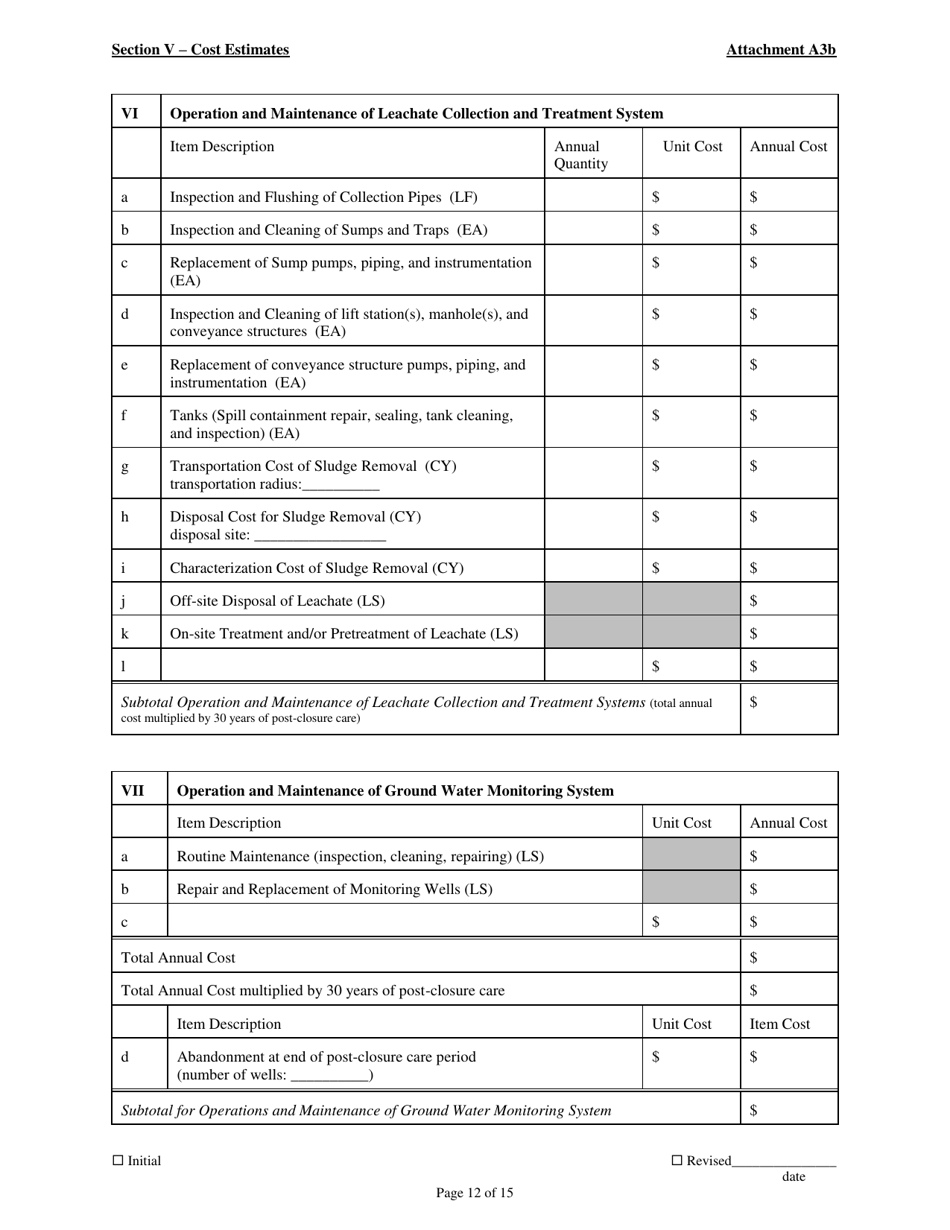 Attachment A3B Permit to Install Application Form - Contiguous and Noncontiguous Scrap Tire Monocells - Ohio, Page 12