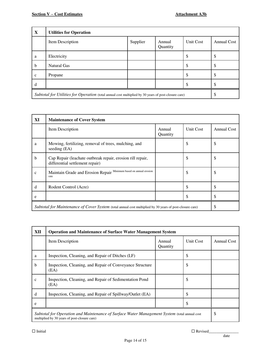Attachment A3B Permit to Install Application Form - Contiguous and Noncontiguous Scrap Tire Monocells - Ohio, Page 14