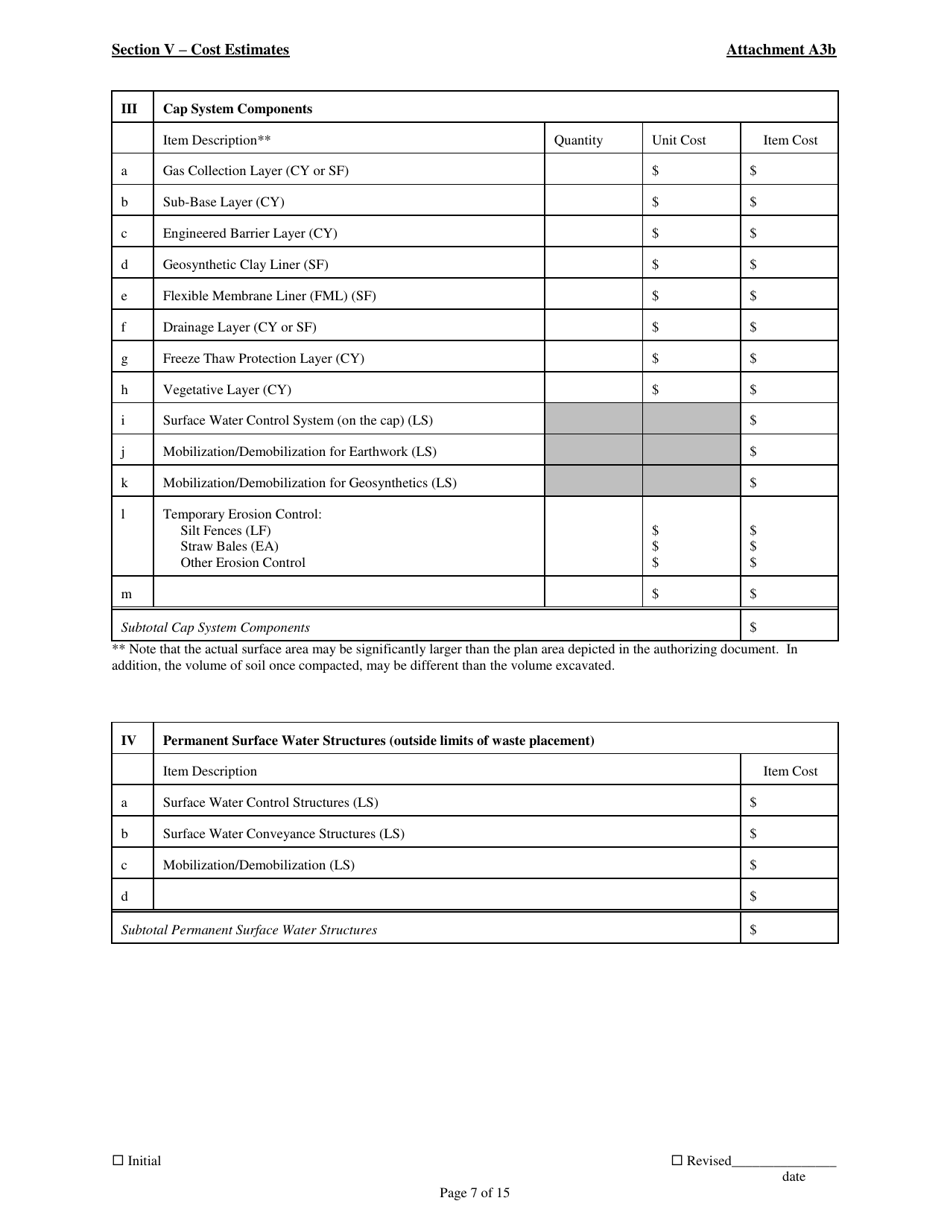 Attachment A3B Permit to Install Application Form - Contiguous and Noncontiguous Scrap Tire Monocells - Ohio, Page 7
