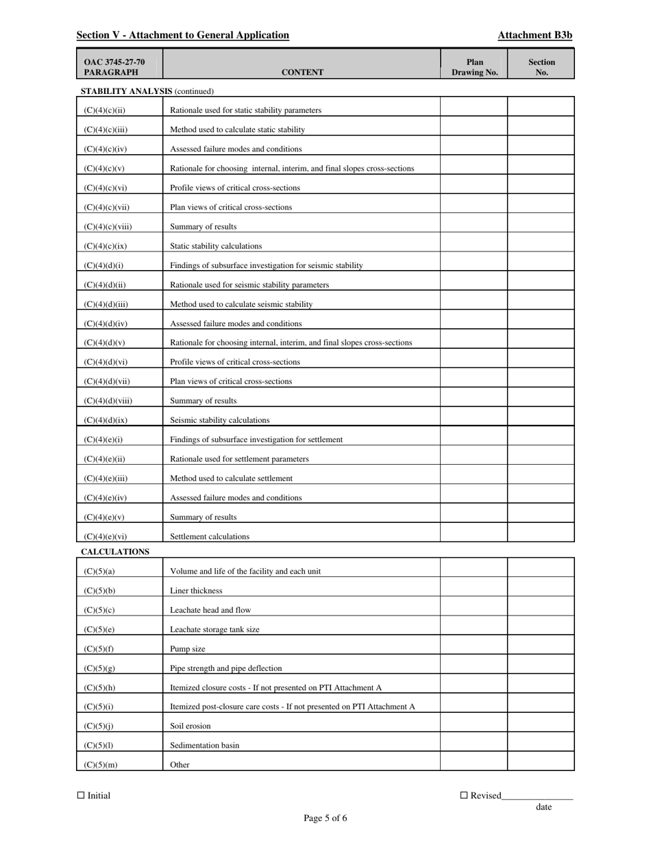 Attachment B3B Permit to Install Application - Scrap Tire Submergence Facility - Ohio, Page 5