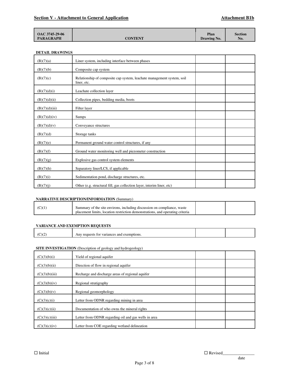 Attachment B1B Industrial Solid Waste Landfill - Ohio, Page 3