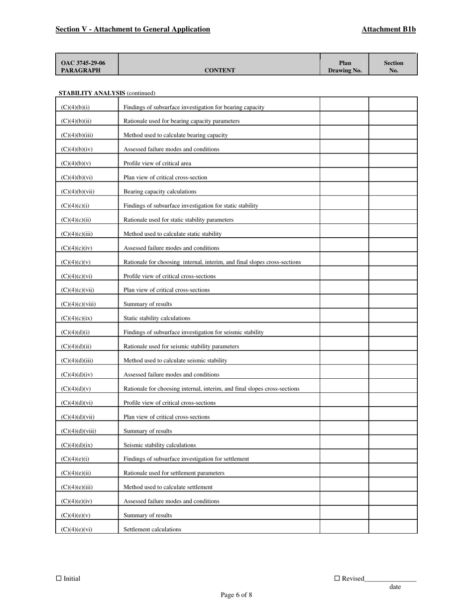 Attachment B1B Industrial Solid Waste Landfill - Ohio, Page 6