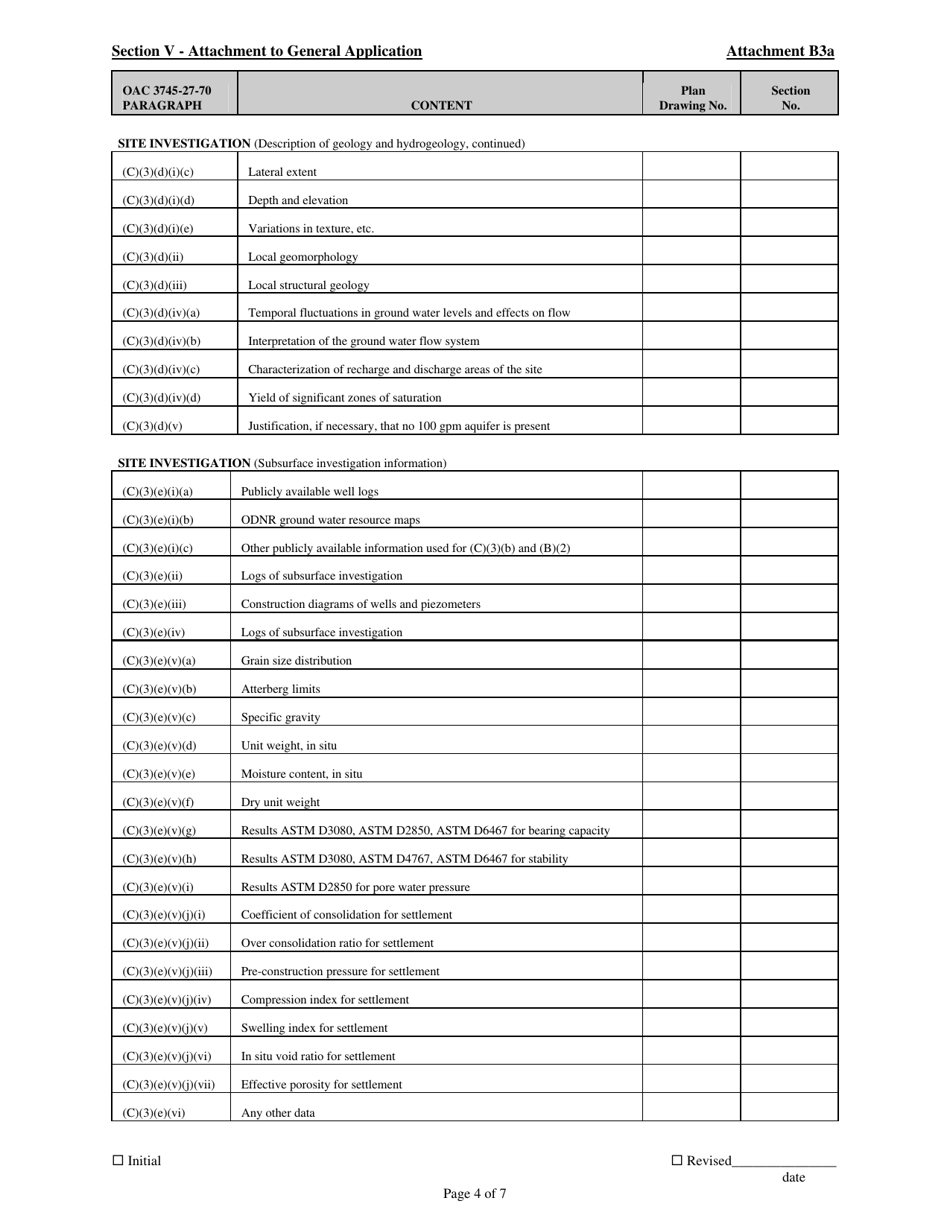Attachment B3A Scrap Tire Monofill or Noncontiguous Monocell - Ohio, Page 4