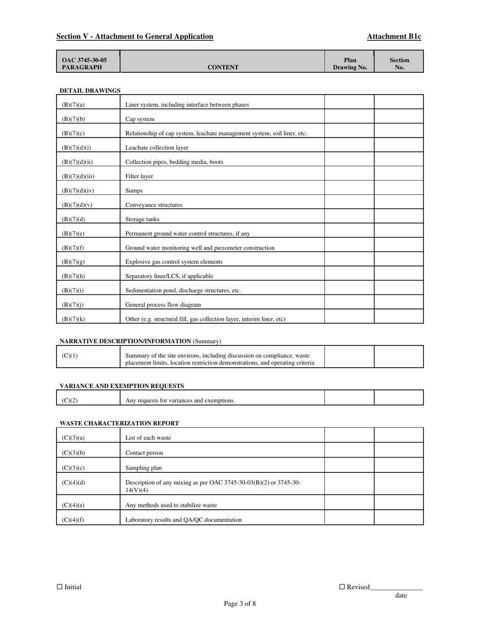 Attachment B1C Residual Solid Waste Landfill - Ohio, Page 3