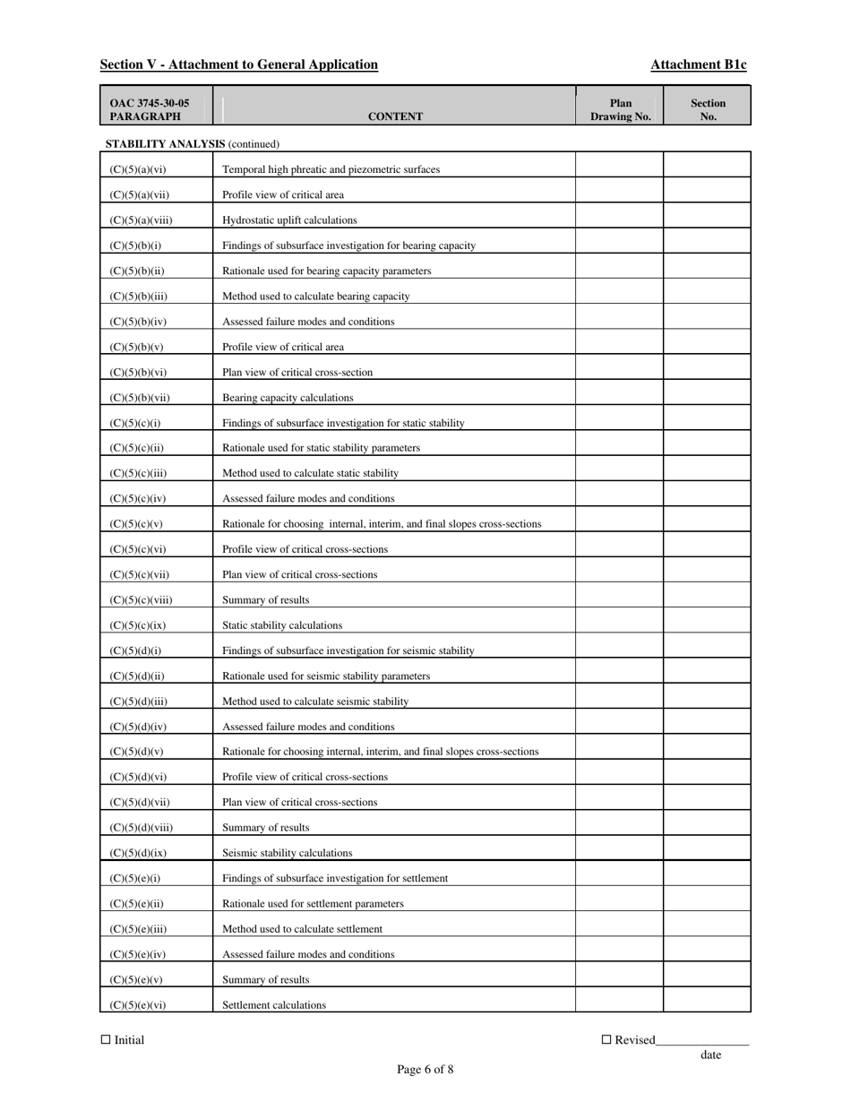 Attachment B1C Residual Solid Waste Landfill - Ohio, Page 6