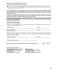 Form 32 EST-EXT Estimated Income Tax and/or Extension of Time to File - Ohio, Page 2
