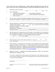 Notice of Consumer Banking Electronic Facility - Oklahoma, Page 2