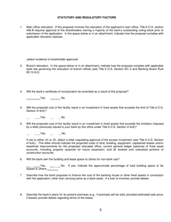 Application to Change Location of Main Office or Branch - Oklahoma, Page 5