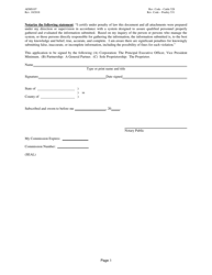 Form AEMS107 Licensed Cattle and Poultry Cafo Operations - Size Increase Form for Current Cafo Licensed Operations - Oklahoma, Page 3