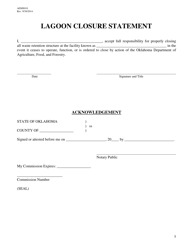 Form AEMS010 Swine Feeding Operation Transfer Application - Oklahoma, Page 5