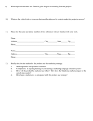 Cooperative Marketing Loan Application Form - Oklahoma, Page 4