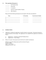 Cooperative Marketing Loan Application Form - Oklahoma, Page 5
