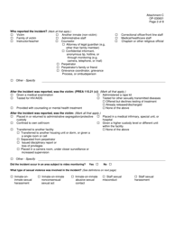 Form OP-030601 Attachment C Sexual Assault Report - Oklahoma, Page 2