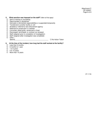 Form OP-030601 Attachment C Sexual Assault Report - Oklahoma, Page 8