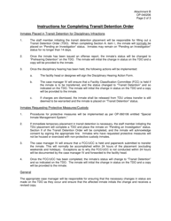 DOC Form OP-040206 Attachment B Transit Detention Order - Oklahoma, Page 2