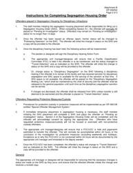 DOC Form OP-040204 Attachment B &quot;Segregation Housing Order&quot; - Oklahoma, Page 2