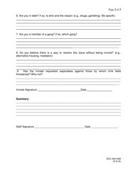 DOC Form OP-060106B Protective Measures Investigation - Oklahoma, Page 2