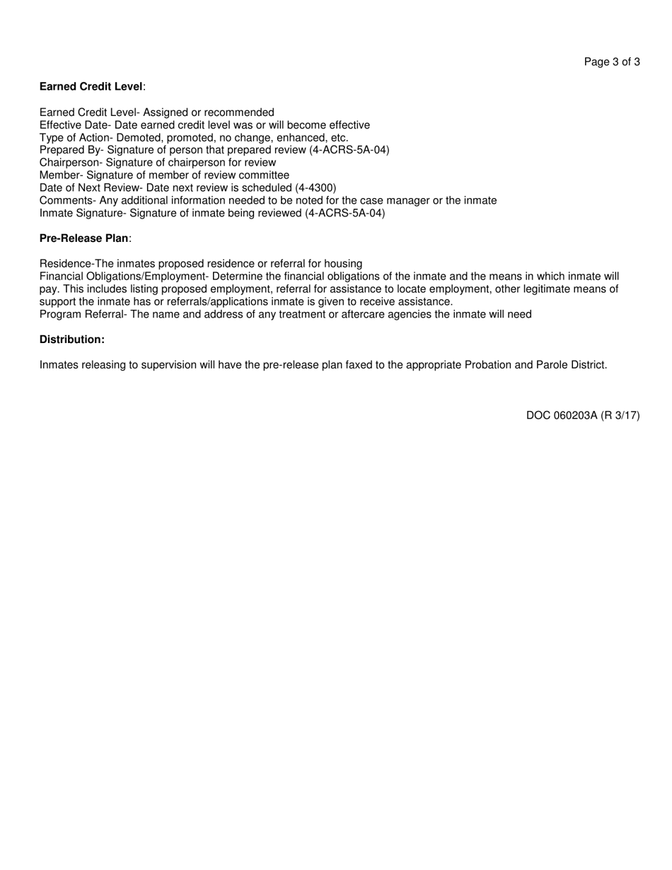 DOC Form OP-060203A Adjustment Review - Oklahoma, Page 3