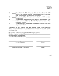 DOC Form OP-061001 Attachment B Inmate Gps Orientation (Passive Monitoring) Guidelines and Procedures - Oklahoma, Page 2