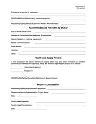 DOC Form OP-090106 Attachment B Special Project Agreement Form - Oklahoma, Page 2
