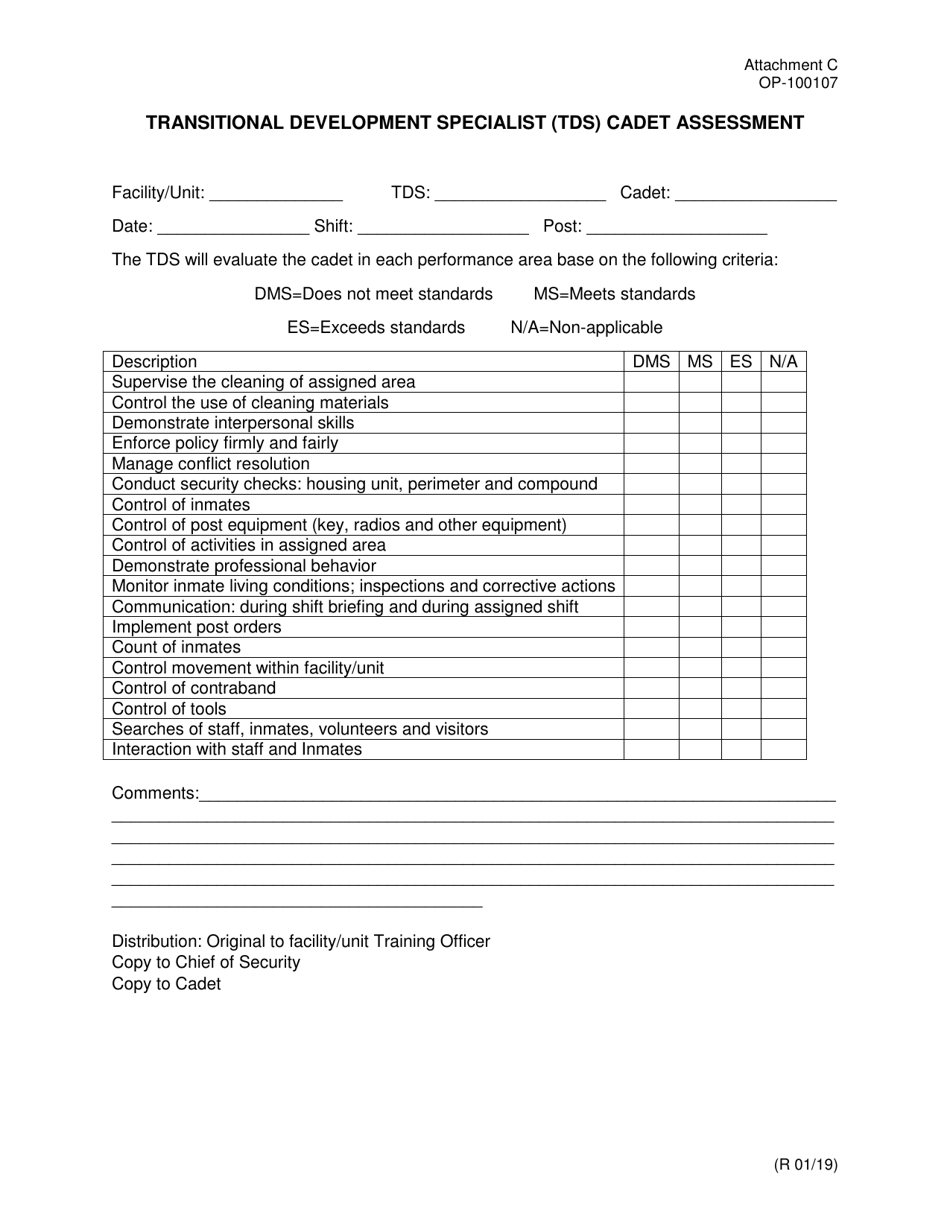DOC Form OP-100107 Attachment C Tds Assessment - Oklahoma, Page 1