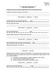 DOC Form OP-090211 Attachment E Special Event Proposal - Oklahoma, Page 7