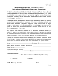 Document preview: DOC Form OP-110237 Attachment B Employee Survey Memorandum - Oklahoma