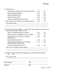 DOC Form OP-110210 Attachment F Confidential Request for Employment Verification - Oklahoma, Page 2
