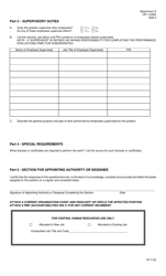 DOC Form OP-110260 Attachment A Unclassified Position Description Questionnaire - Oklahoma, Page 2