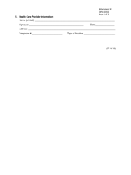 DOC Form OP-110355 Attachment M Military Family (Ndaa) Medical Certification Form - Oklahoma, Page 2