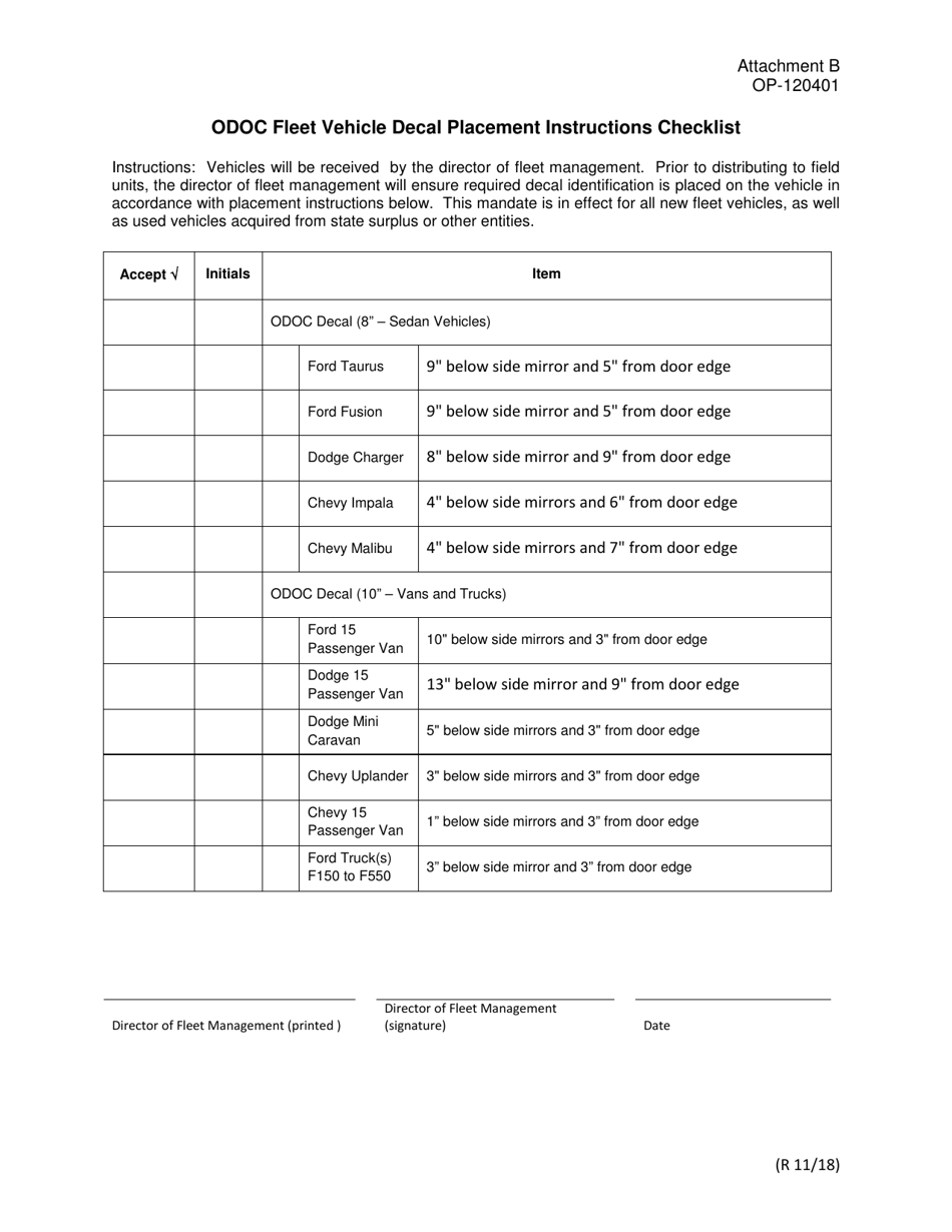 DOC Form OP-120401 Attachment B - Fill Out, Sign Online and Download ...