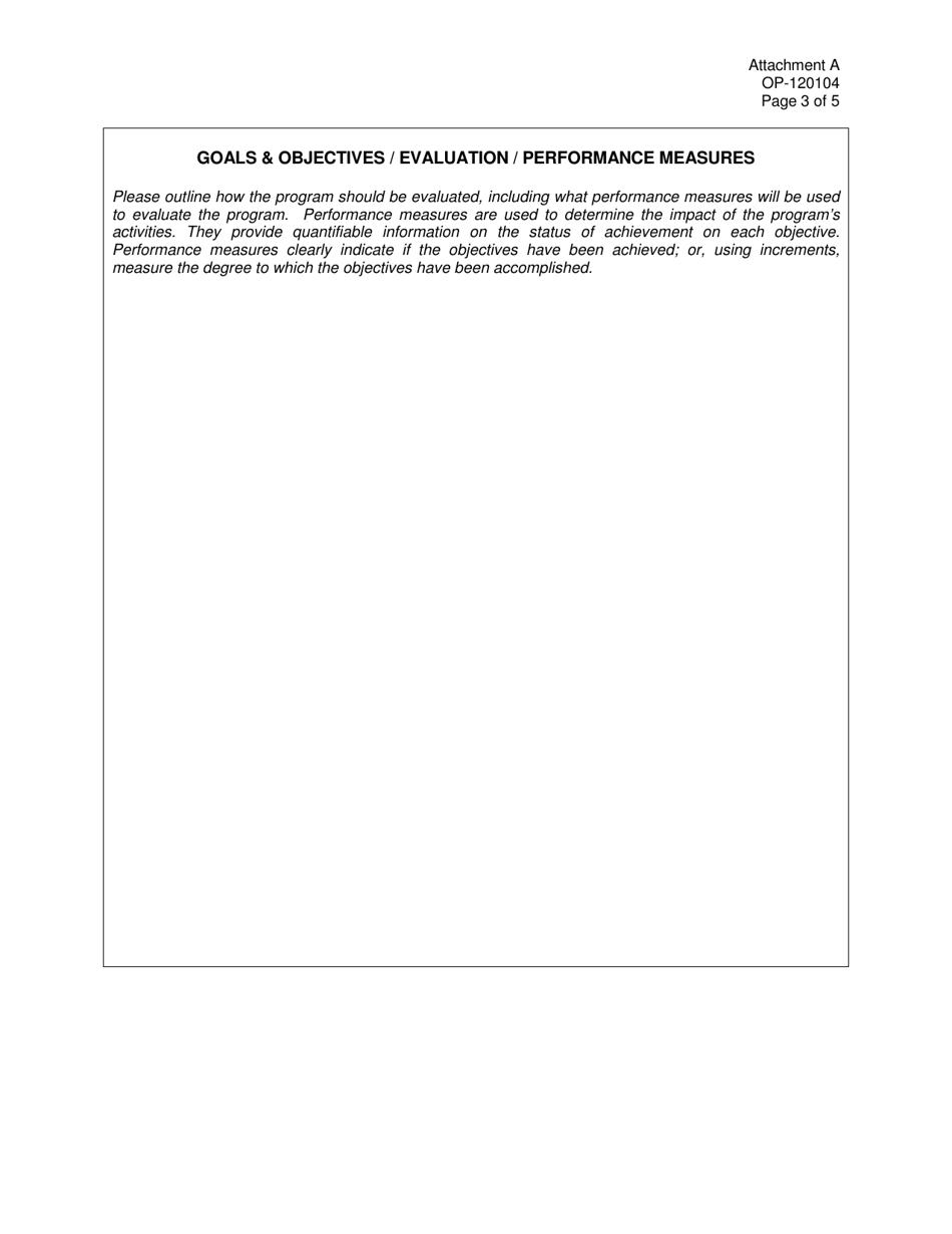 DOC Form OP-120104 Attachment A Request for Grant Application - Oklahoma, Page 3