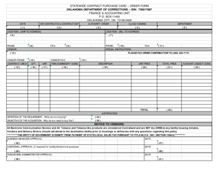 Form OP-120502 Attachment A State Contract Purchase Card-Order Form - Oklahoma, Page 2