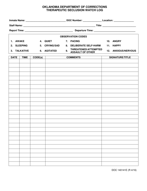 Form OP-140141E  Printable Pdf