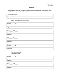 DOC Form OP-150203 Attachment A Preventive Maintenance Equipment List - Oklahoma, Page 11