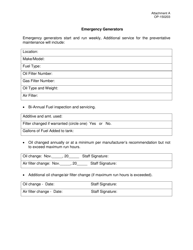 DOC Form OP-150203 Attachment A Preventive Maintenance Equipment List - Oklahoma, Page 13
