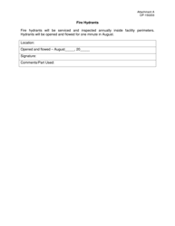 DOC Form OP-150203 Attachment A Preventive Maintenance Equipment List - Oklahoma, Page 16