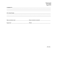 DOC Form OP-160202 Attachment B Administrative Caseload Review Form - Oklahoma, Page 2