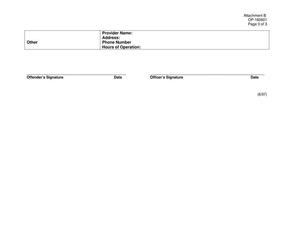DOC Form OP-160601 Attachment B Transition Plan - Oklahoma, Page 3