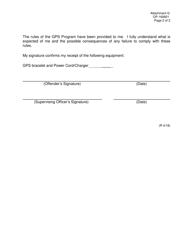 DOC Form OP-160601 Attachment G Sex Offender Gps Orientation Guidelines and Procedures - Oklahoma, Page 2