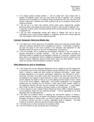 DOC Form OP-160601 Attachment H Special Supervision Conditions for Sex Offenders - Oklahoma, Page 2