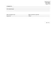 DOC Form OP-160801 Attachment D Administrative Caseload Review Form - Oklahoma, Page 2