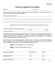 Document preview: DOC Form OP-161002 Attachment C Notice of Administrative Hearing - Oklahoma