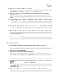 DOC Form OP-160601 Attachment A Sex Offender Autobiography - Oklahoma, Page 4