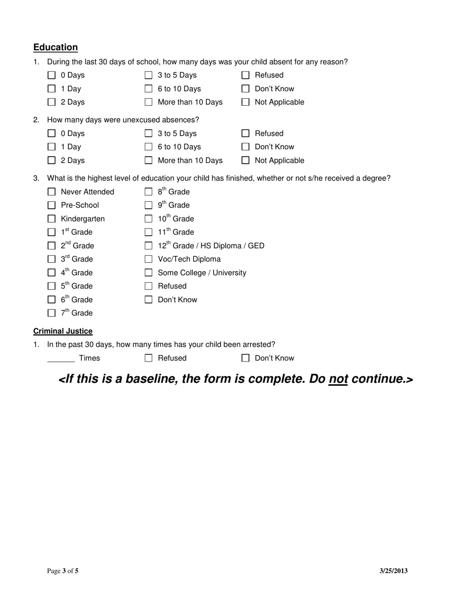 National Outcome Measures - Oklahoma, Page 3