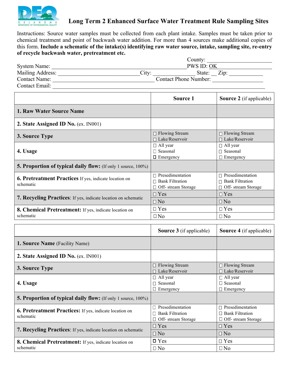 oklahoma-long-term-2-enhanced-surface-water-treatment-rule-sampling