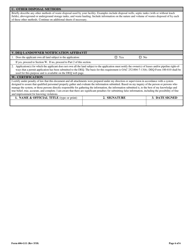 DEQ Form 606-G11 Application for Authorization Under General Permit No. Okg11 Concrete Batch Plants - Oklahoma, Page 6