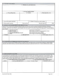 DEQ Form 616-GC3T Application for Authorization Under General Permit Okgc3t - Total Retention Surface Impoundment Systems Containing Class Iii Industrial Wastewater - Oklahoma, Page 2