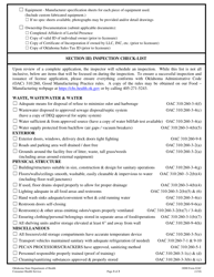 OSDH Form 824C &quot;Plan Review Application for Manufacturing/Warehousing&quot; - Oklahoma, Page 3