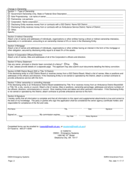 Emra Amendment Form - Oklahoma, Page 2